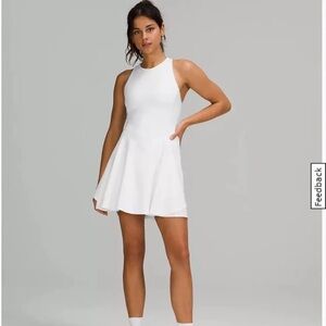 New Lululemon Court Crush Tennis Dress with built-in shorts, Women's 6